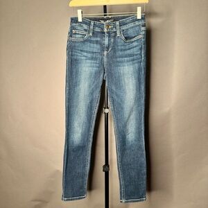 Joe’s Jeans Women’s Skinny Ankle Aubree Stretch Denim Mid-rise Dark Size 24